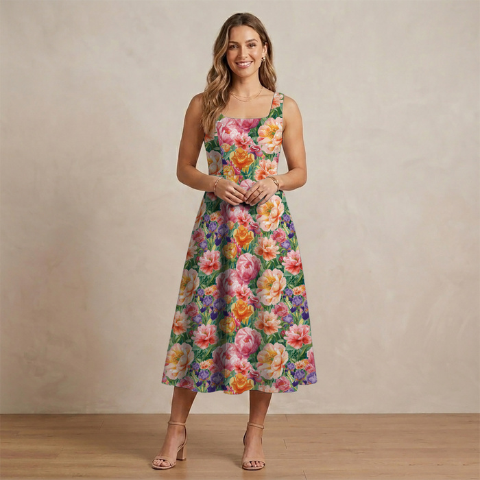 FLOWERS WZ. 73 - Lycra 300g