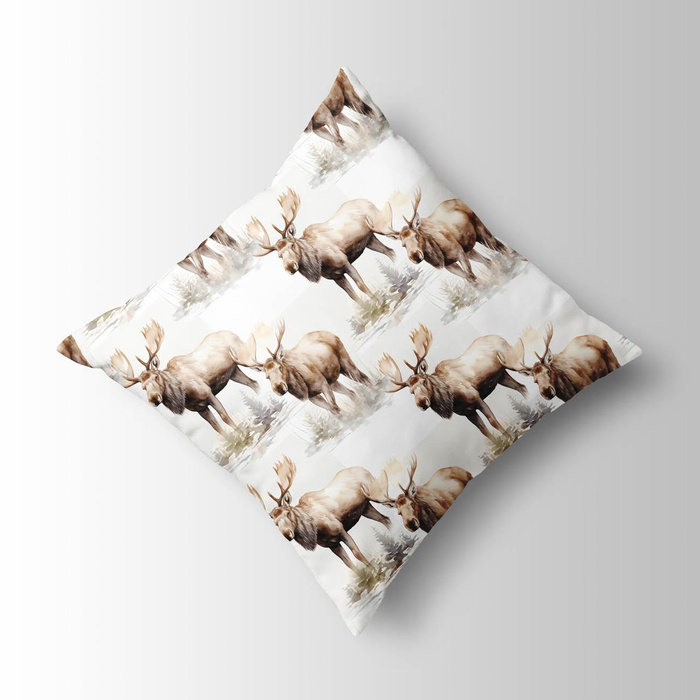 PASTEL MOOSE - Viscose jersey