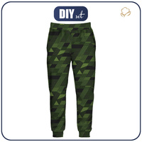HERREN JOGGINGHOSE (GREG) - GEOMETRISCHER CAMOUFLAGE M. 1 - Nähset M
