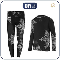 THERMO GIRL'S SET (NANCY) - CHALKY SNOWFLAKE - sewing set 116