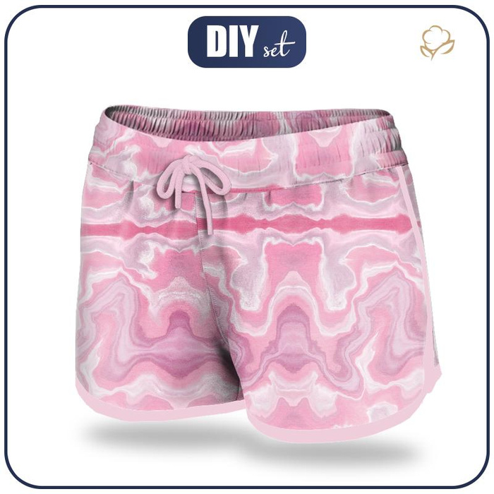 Damskie spodenki kąpielowe - AKWARELE wz. 5 XL