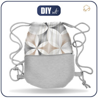 GYM BAG WITH POCKET - ROSETTE - sewing set