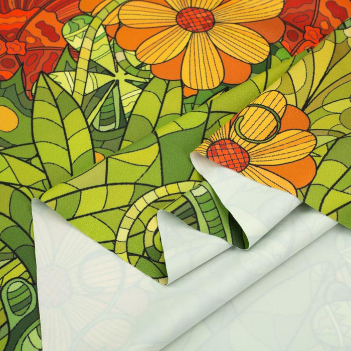 FLOWER JUNGLE - swimsuit lycra