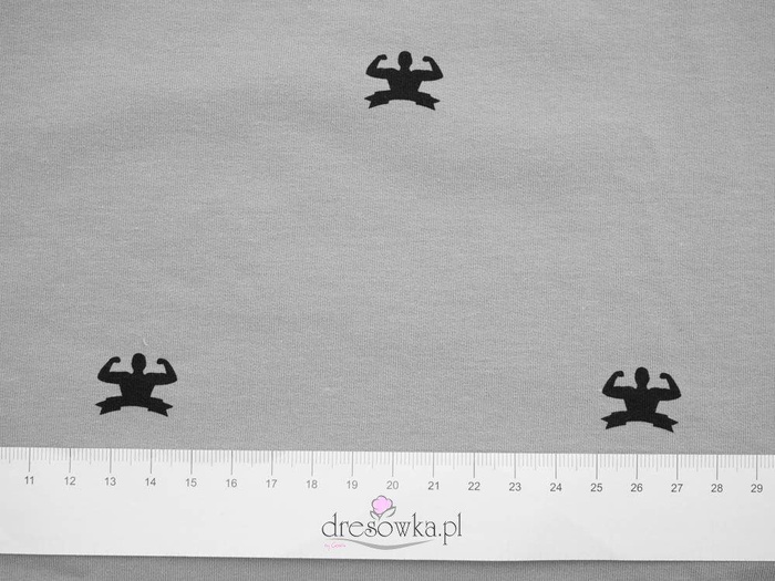 GYM (MINIMAL) / M-01 melange hellgrau - Sommersweat PE240