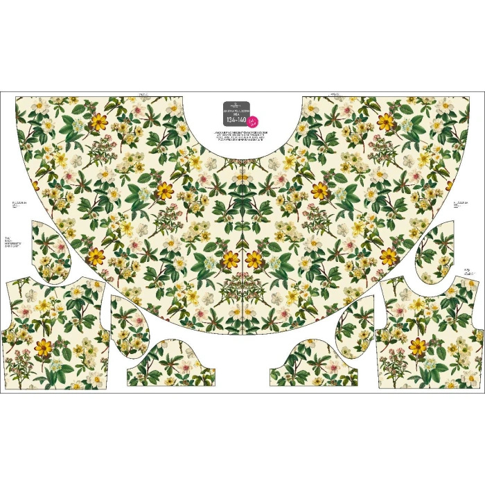 KID'S DRESS "MIA" - BOTANICAL GARDEN WZ.1 - sewing set