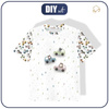KINDER T-SHIRT- BUNTE AUTOS ms. 3 (STADTBÄREN) - Single Jersey (92/98)