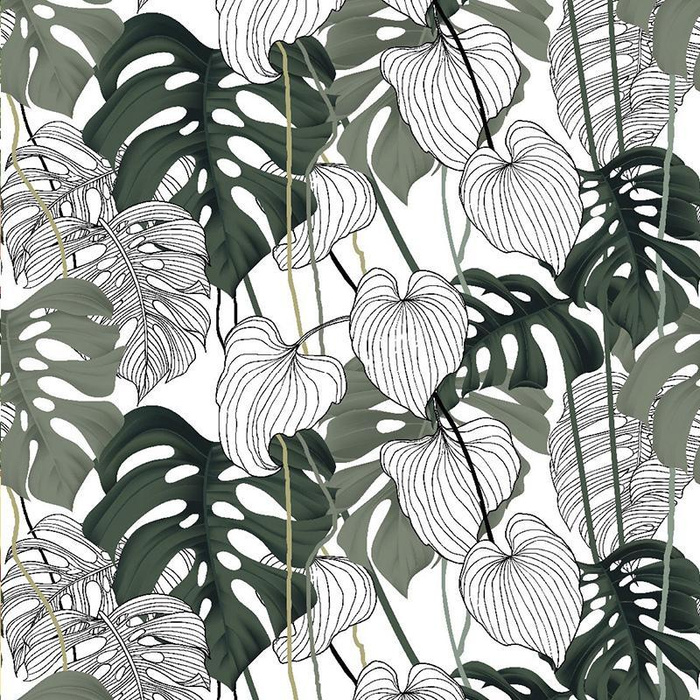 MONSTERA 3.0 - Linen with viscose