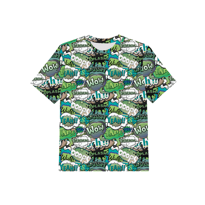 2-PACK - KID’S T-SHIRT - COMIC BOOK / yeah - sewing set (116/122)