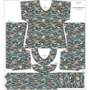 BLUZKA TYPU KIMONO XXL-XXXL - SEA WORLD WZ. 1 - zestaw do uszycia 