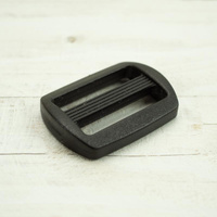 Plastic adjusting buckle B 20 mm - black