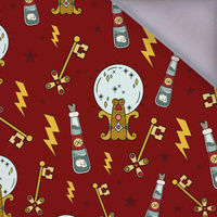 ZAUBER MIX M. 4 (ZAUBERSCHULE) / dunkelrot - Softshell