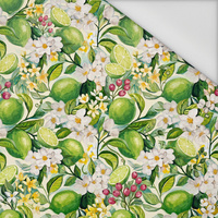 TUTTI FRUTTI WZ. 41 / lime cream - Waterproof woven fabric