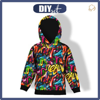 KID'S HOODIE (ALEX) - STREET GRAFFITI WZ.7 - sewing set
