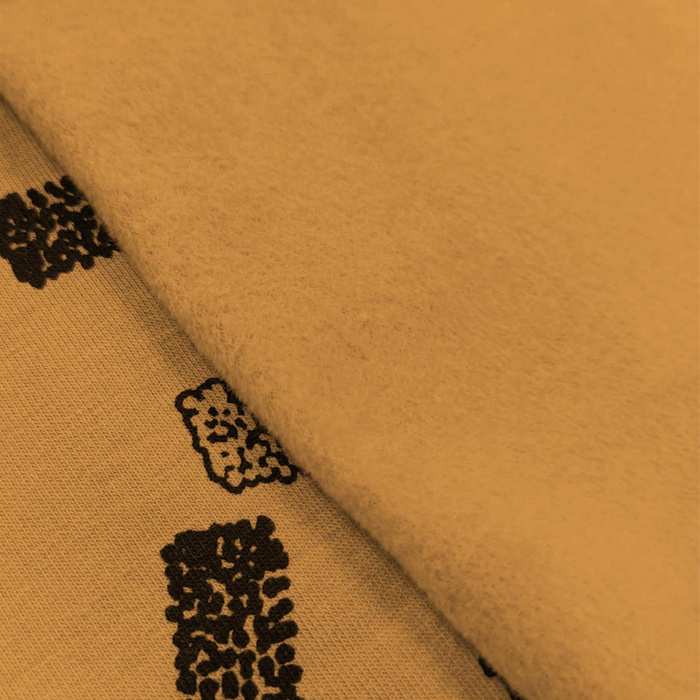 COOKIES / mustard - brushed knitwear with elastane