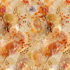 AUTUMN FLOWERS WZ. 24 - lekka dzianina drapana