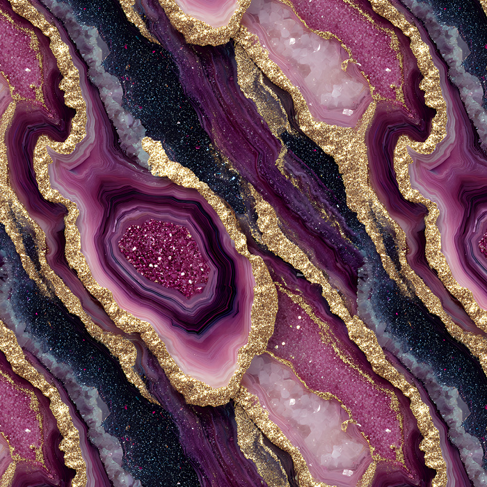 Gilded Glamour wz. 3 - teplákovina počesaná s elastanem ITY