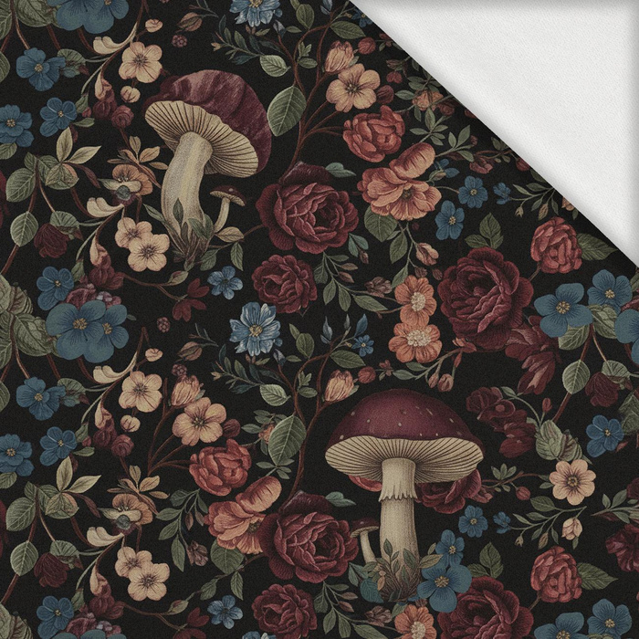 FLOWERS wz.60 - looped knit fabric with elastane ITY