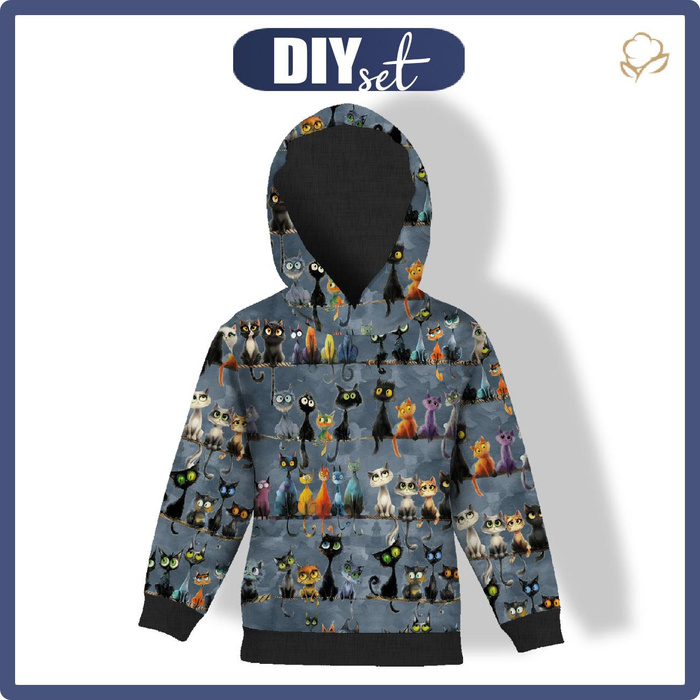 KINDER HOODIE (ALEX) - ANIMALS MS.12 - Sommersweat (110/116)
