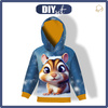 KINDER HOODIE (ALEX) - ANIMIERTE EICHHÖRNCHEN - Nähset (122/128)
