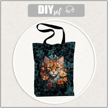 SHOPPER KABELKA - Animals mandala wz.12 - Sada šití