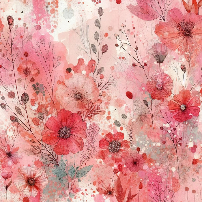 FLORAL REVERIE WZ. 5 - Plusz Minky