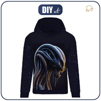 BLUZA DAMSKA (POLA) CLASSIC Z KAPTUREM - ALIEN PORTRAIT - zestaw do uszycia L