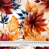AUTUMN TIME WZ. 9/ FLOWERS (ORANGE)