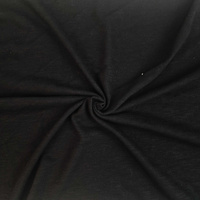 Baumwoll-Slubjersey mit Bio-Baumwolle 170g - SCHWARZ D-16