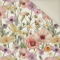 PASTEL FLOWERS WZ. 32 - Upholstery velour