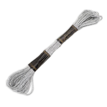 Metallisierte Mouline silber