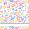 PASTEL STARS - Slub Weave