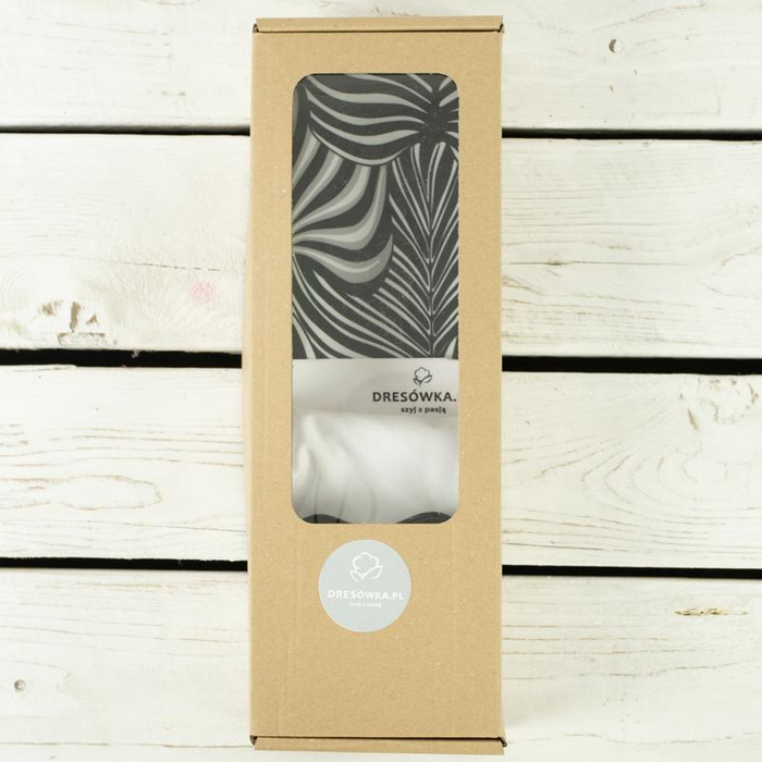 Girl's swimsuit - ZEBRA LEAVES