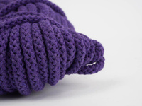 Baumwollkordel - rund, 8mm - LILA
