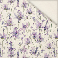 PASTEL FLOWERS WZ. 33 - Linen 100%