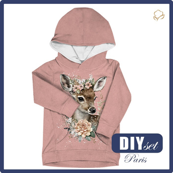 BLUZA DZIECIĘCA (PARIS) - BABY DEER - zestaw do uszycia (98/104)