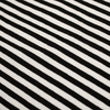 Viscose jersey - STRIPES WHITE / BLACK 0,5cm x 0,5cm