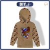 KINDER HOODIE - WAPPEN Ms. 3 (ZAUBERSCHULE) - Sommersweat (110/116)