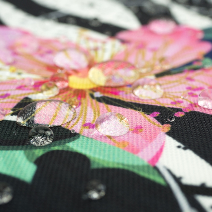 TROPISCHE LILIEN - Wasserabweisende Webware