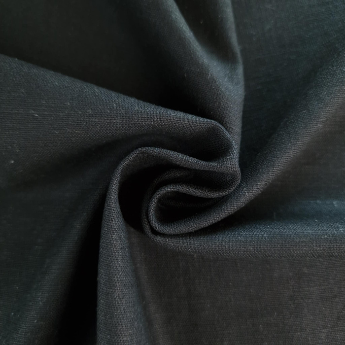 LEN Z ELASTANEM - BLACK