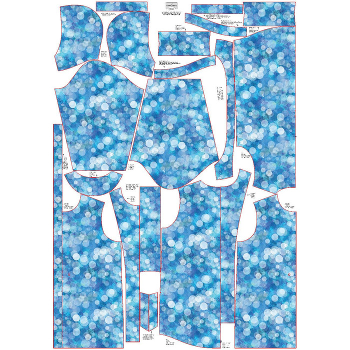 DÁMSKÁ BUNDA PARKA (ANNA) - ZIMNÍ BOKEH (WINTER IS COMING) - softshell S