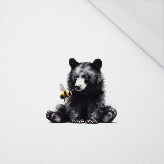 BEAR WZ. 2 - panel (60cm x 50cm) SINGLE JERSEY