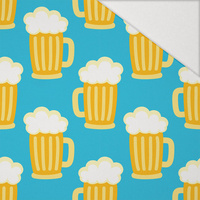 OKTOBERFEST BEER / turquoise - Hydrophobic brushed knit
