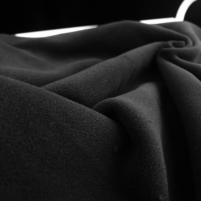 Outdoorový fleece – černý