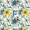 Butterfly & Flowers wz.8- Slub Weave