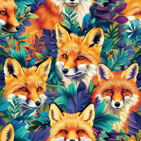 FOXES - dzianina drapana z elastanem ITY