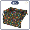 ANIMAL BED - LOWICZ FOLKLORE / black - sewing set - L
