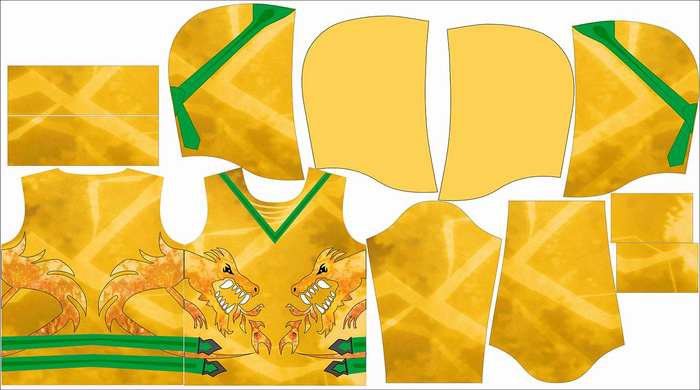 GOLDENER NINJA HOODIE (ALEX) - Nähset