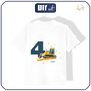 KID’S T-SHIRT - 4ST BIRTHDAY / BULLDOZER - single jersey 