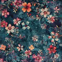 AUTUMN FLOWERS MS. 5 ( SMARAGD )