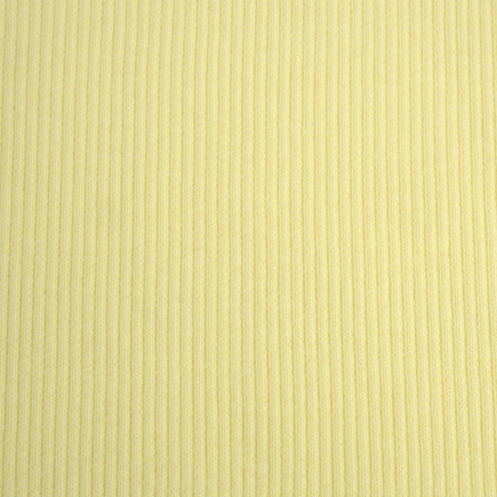 Rib Jersey fabric Unicolour - BUTTER YELLOW (D-173)